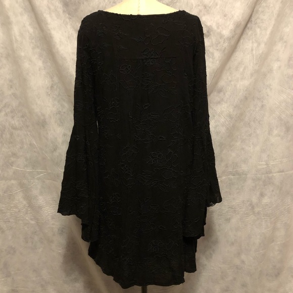 Altar’d State Black Boho Tunic Lacy Small NWT - Picture 3 of 8